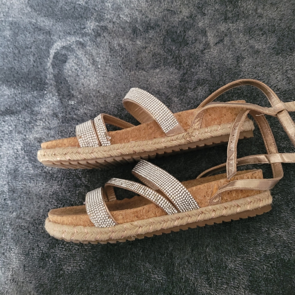 Rhinestone Sandals Size 7.5 - Picture 6 of 6